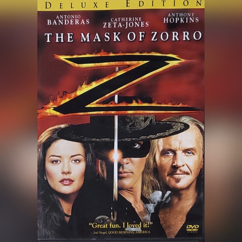 Z The Mask of Zorro widescreen deluxe edition movie DVD GUC